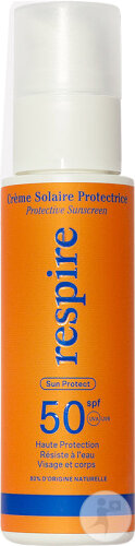Respire SPF50 sun protection cream airless bottle 100ml