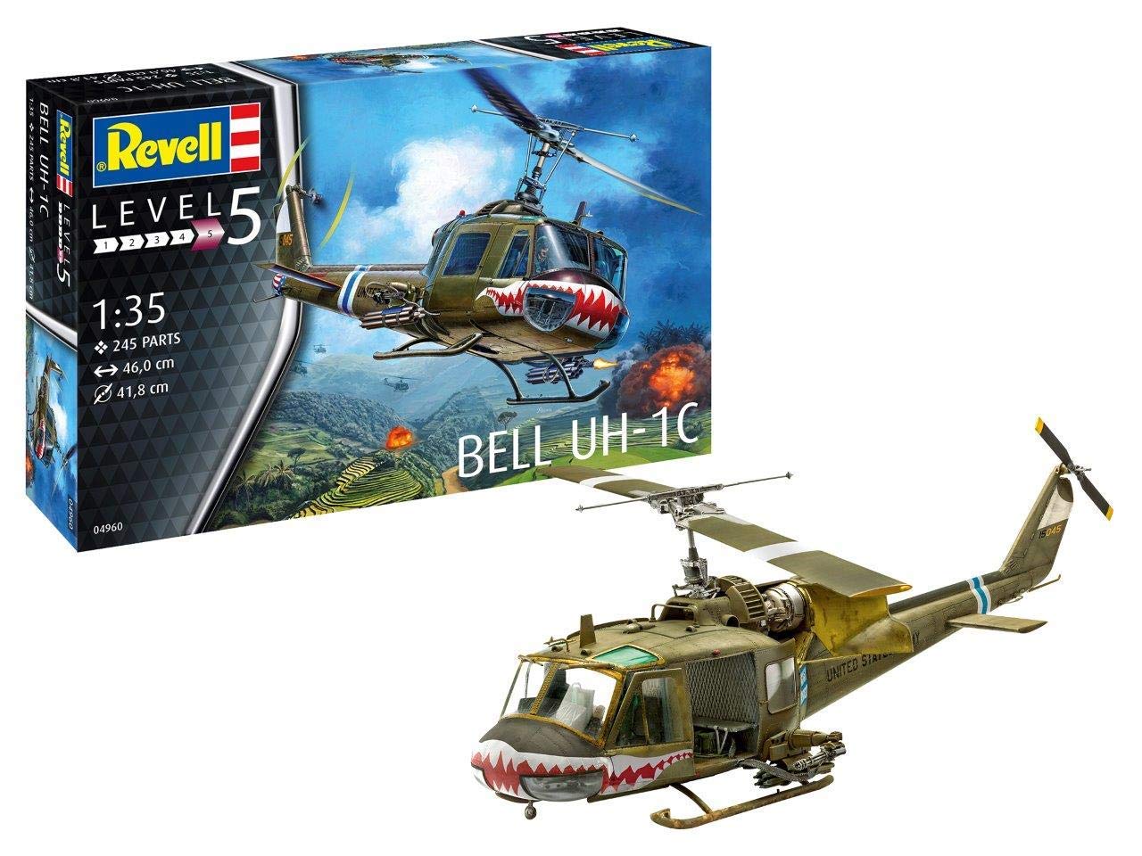 Revell Bell Model Kit Scale Model Kit Uh C Level