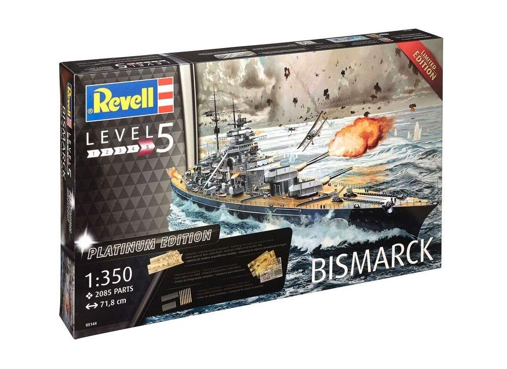 Scale Battleship Bismarck Platinum Ed