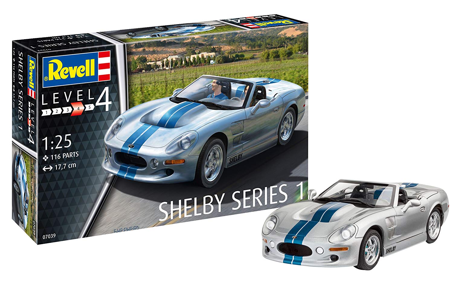 Revell Model Kit Scale Shelby Series I Level