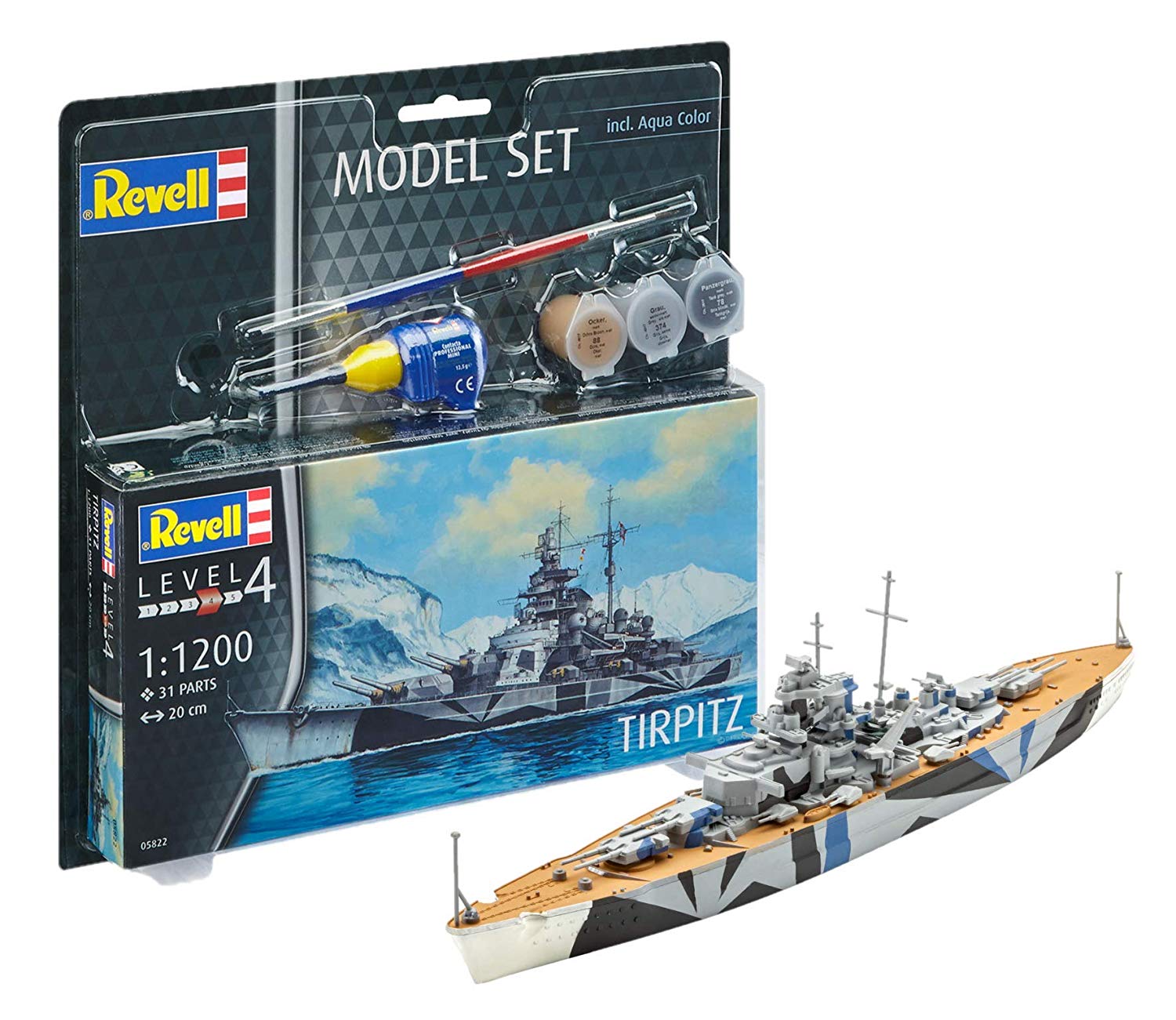 Revell 65822 Model Kit Tirpitz