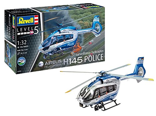 Revell Height Police Helicopter Model Building