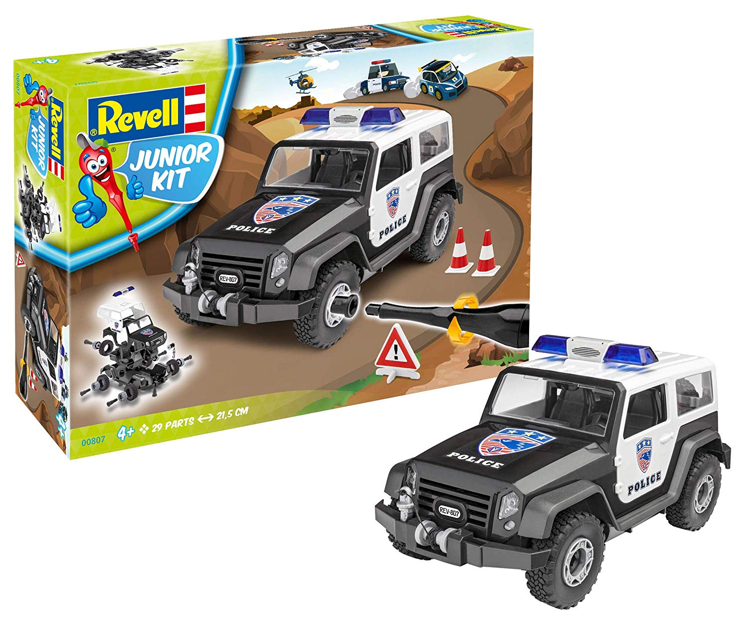 Revell Junior Kit Offroad Vehicle Police