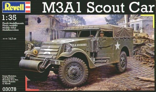Model Kit M A Scout Car Scale