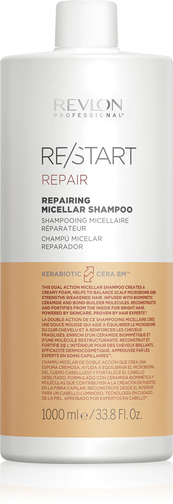 Revlon Professional Re/Start Recovery Micellar Shampoo for damaged and brittle hair