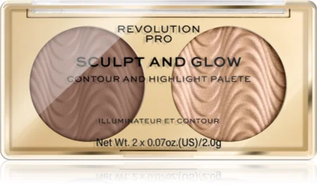 Revolution PRO Sculpt And Glow cheek contouring palette