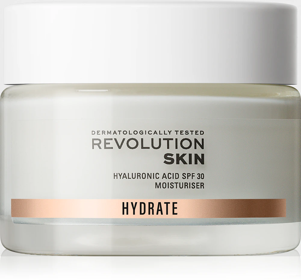 Revolution Skincare Hydrate Hyaluronic Acid Moisturizing Face Cream SPF 30