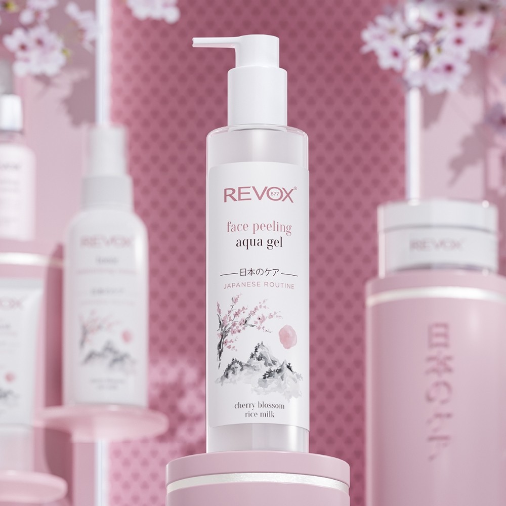 Revox B77 Japanese Routine Face Peeling Aqua Gel gentle cleansing peeling for the face