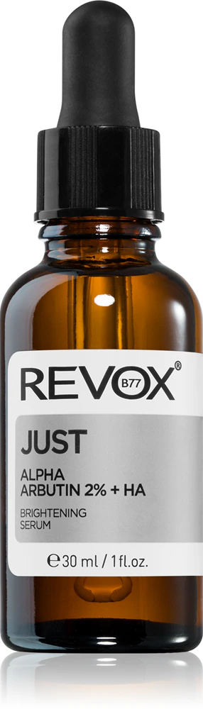 Revox B77 Just Alpha Arbutin 2% + HA brightening serum for face and neck