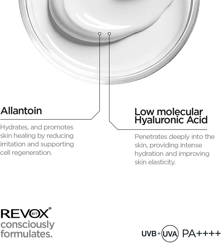 Revox B77 JUST Daily Sun Shield protective cream for oily and combination skin SPF 50+