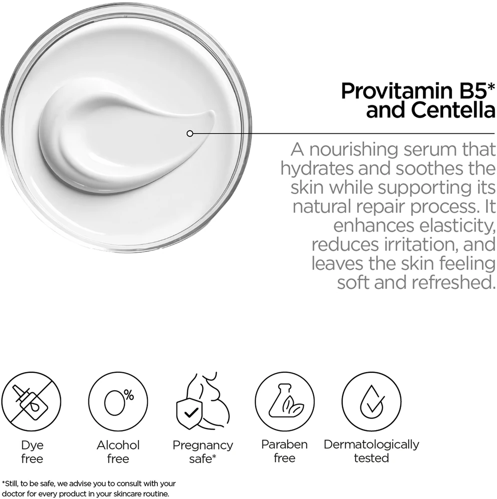 Revox B77 JUST Provitamin B5 and Centella moisturizing balm to soothe the skin