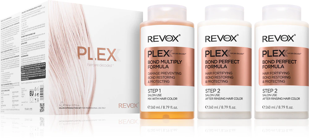 Revox B77 Plex Hair Rebuilding System Professional Set Set for colored and damaged hair