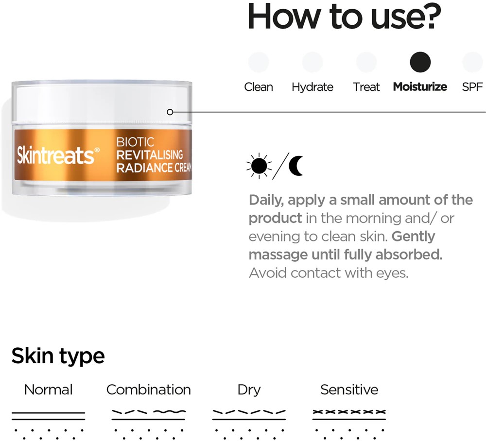 Revox B77 Skintreats Biotic Revitalising Radiance Cream revitalising cream for rejuvenating facial skin
