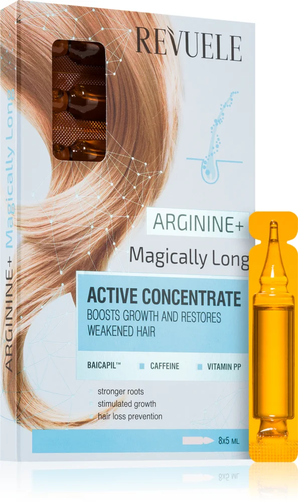 Revuele Active Concentrate Arginine+ ampoule for hair growth and strengthening from the roots