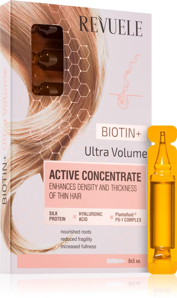 Revuele Active Concentrate Biotin+ ampoule for more hair volume