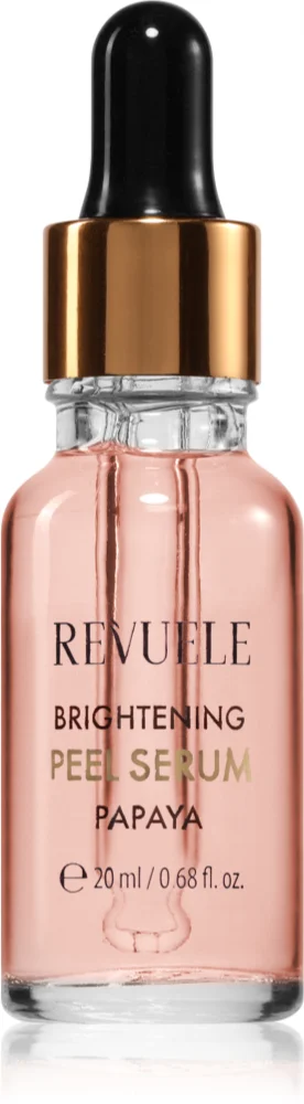 Revuele Brightening Papaya Peel Serum smoothing peeling serum to rejuvenate facial skin