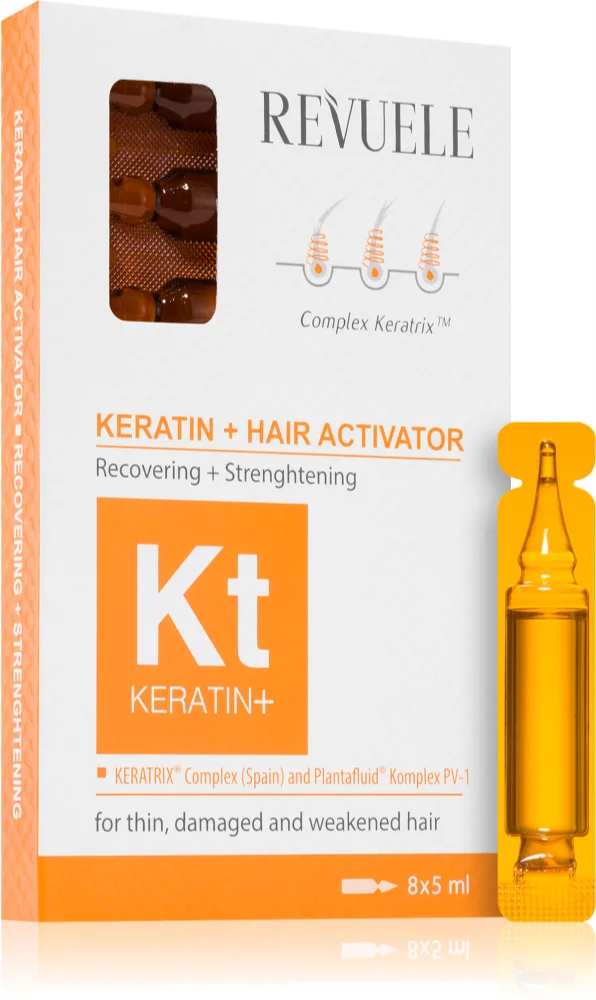 Revuele Keratin+ ampoule for thin, stressed hair
