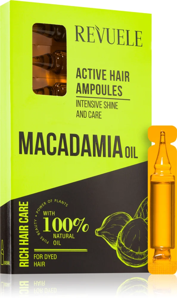 Revuele Macadamia Oil Active Hair Ampoules Ampoule for colored hair