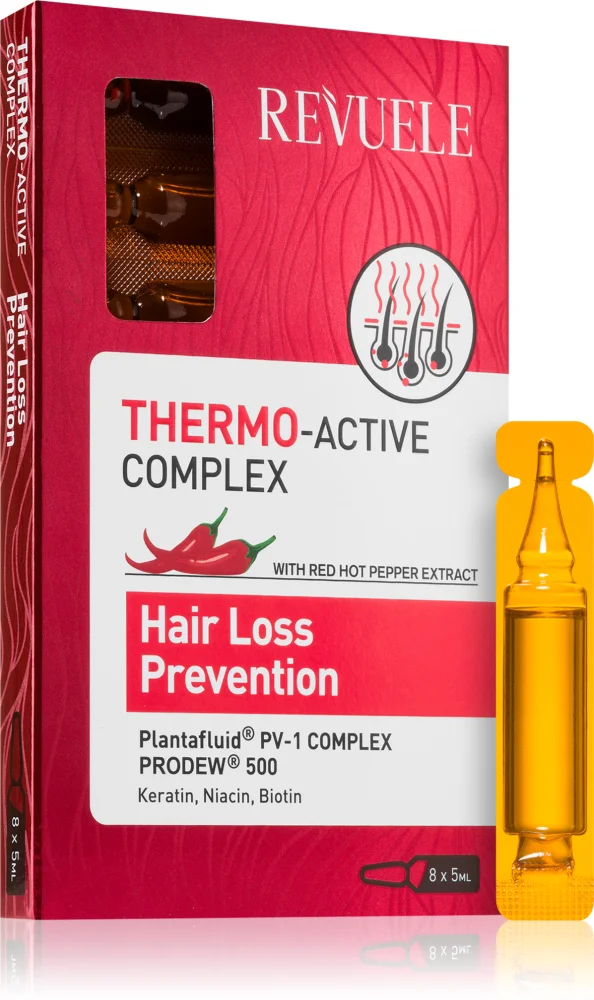 Revuele Thermo-Active Complex Hair Loss Prevention Ampoule against hair loss