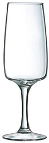 Luminarc 7276011 Equip Home 1125040 Champagne Flutes, Set of 6, Glass, Clear, 18.5 x 12.5 x 18.2 cm