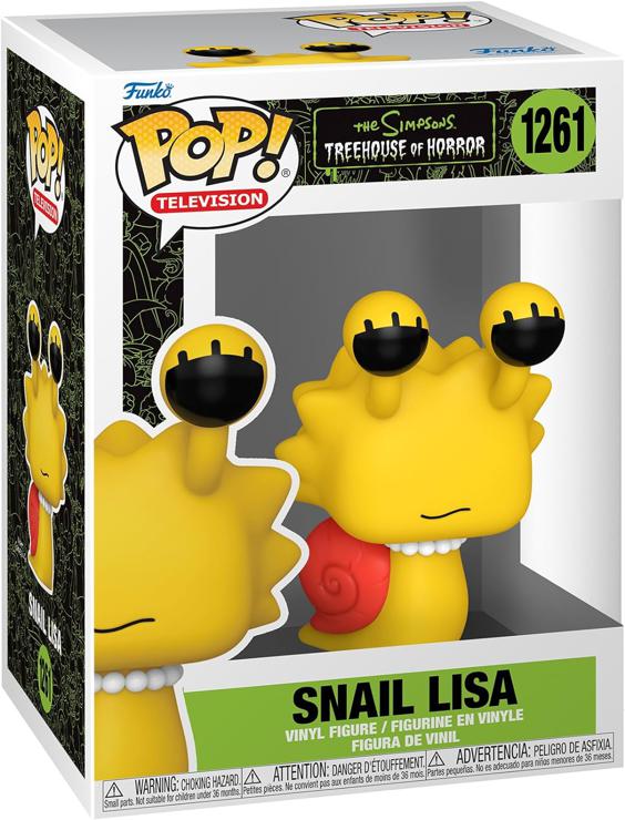 Funko Pop! TV: Simpsons S9- Snail Lisa Simpson - The Simpsons - Vinyl Collectible Figure - Gift Idea - Official Merchandise - Toys For Children and Adults - TV Fans - Model Figure For Collectors
