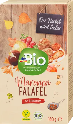 Falafel Kastanie cranberry, 160 g