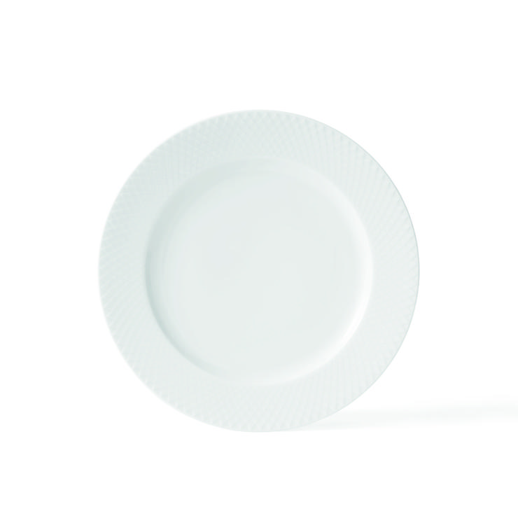 lyngby-porcelan Rhombe White Plate