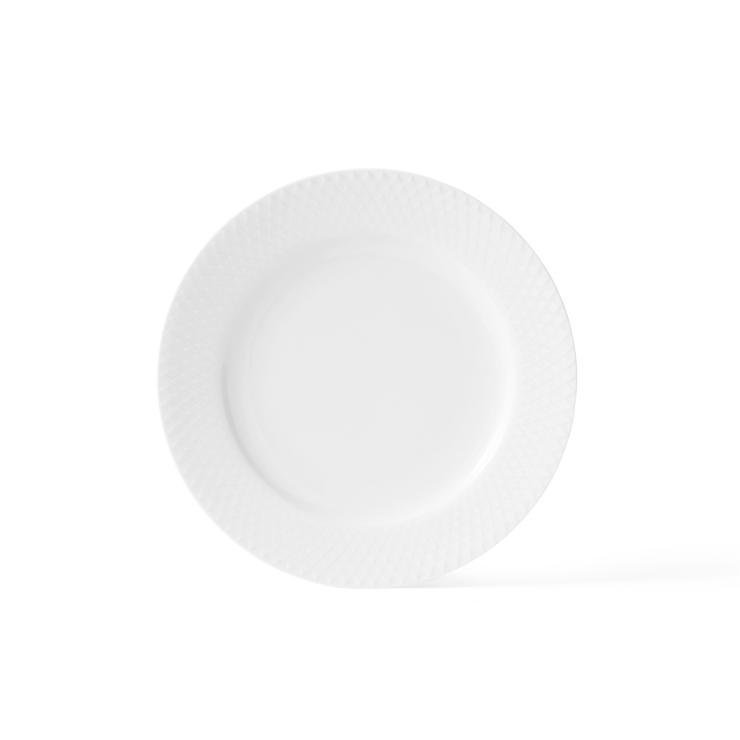 lyngby-porcelan Rhombe White Plate