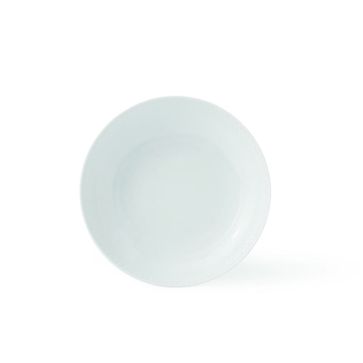 lyngby-porcelan Rhombe Deep Dish White