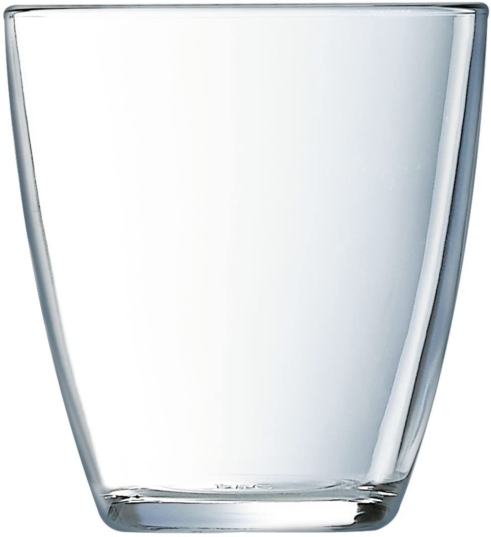 Luminarc ARC H5661 Concepto Tumbler, Water Glass, Juice Glass, 250 ml, Glass, Clear, Pack of 6