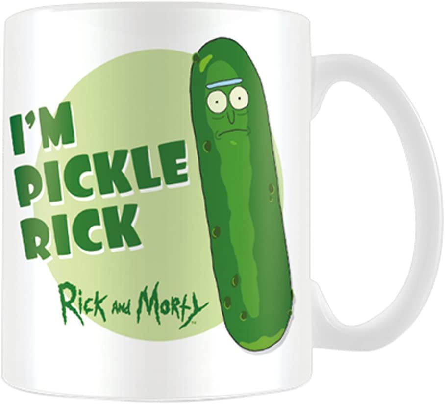 Cartoon Network and Morty Pickle Rick Coffee Mug, Ceramic, Multi-Colour, 7.9 x 11 x 9.3 cm