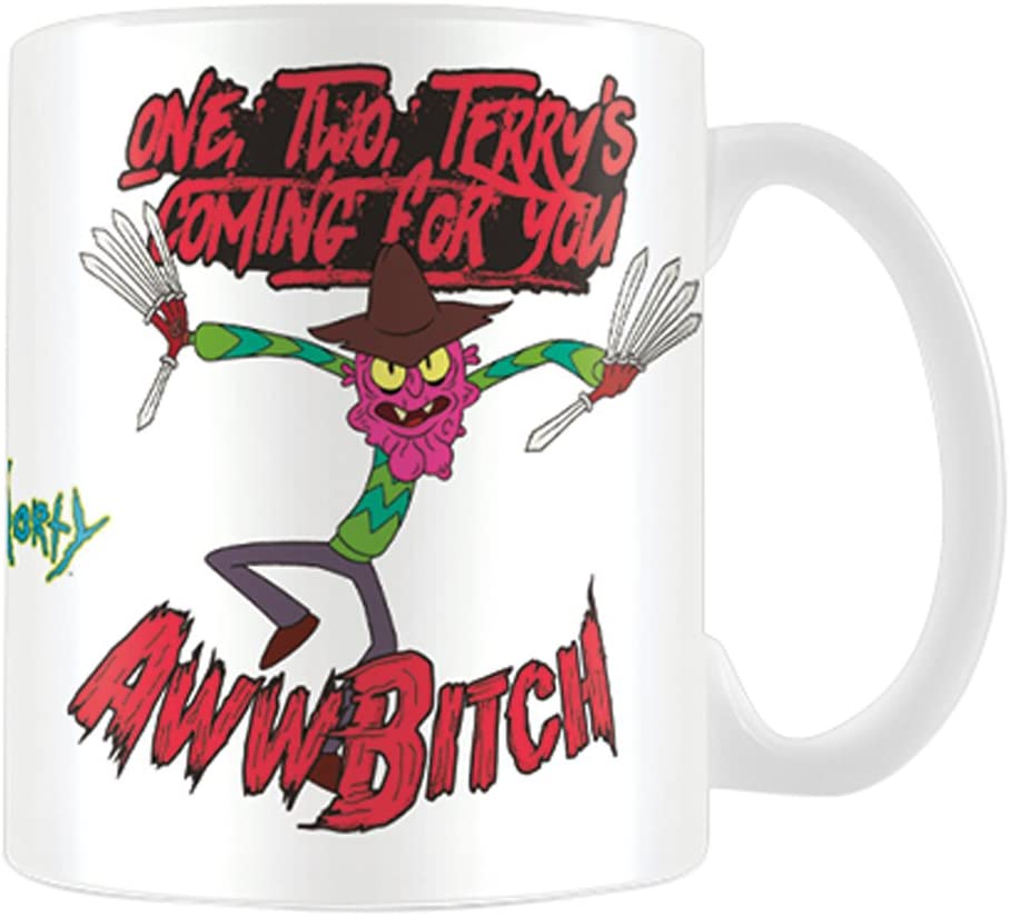 Cartoon Network Rick and Morty Scary Terry Coffee Mug, Ceramic, Multi-Colour, 7.9 x 11 x 9.3 cm