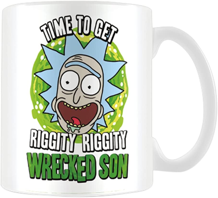 Cartoon Network Rick and Morty Mug Wrecked Son White