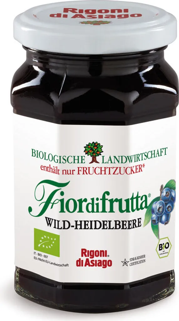 Rigoni di Asiago Fruchtaufstrich Wild-Heidelbeere250g