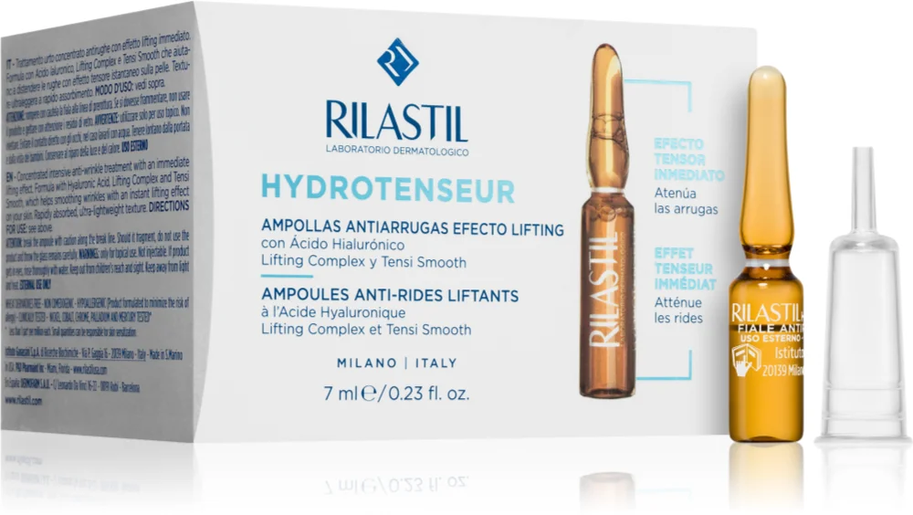 Rilastil Hydrotenseur ampoules for intensive skin renewal with a lifting effect