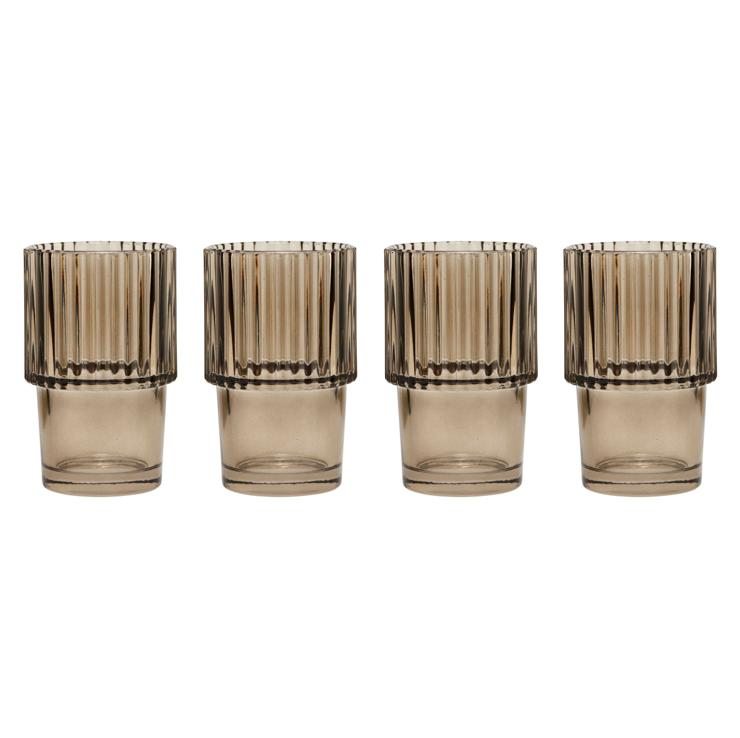 House Doctor Rills Water Glass 4-Pack