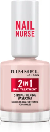 Rimmel Nail Nurse 2-in-1 basic nail polish with a strengthening effect