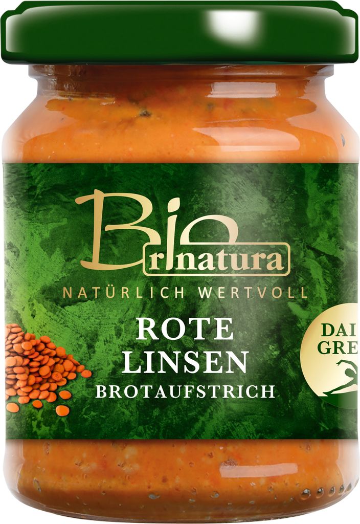 rinatura Rote Linsen Brotaufstrich, 125g