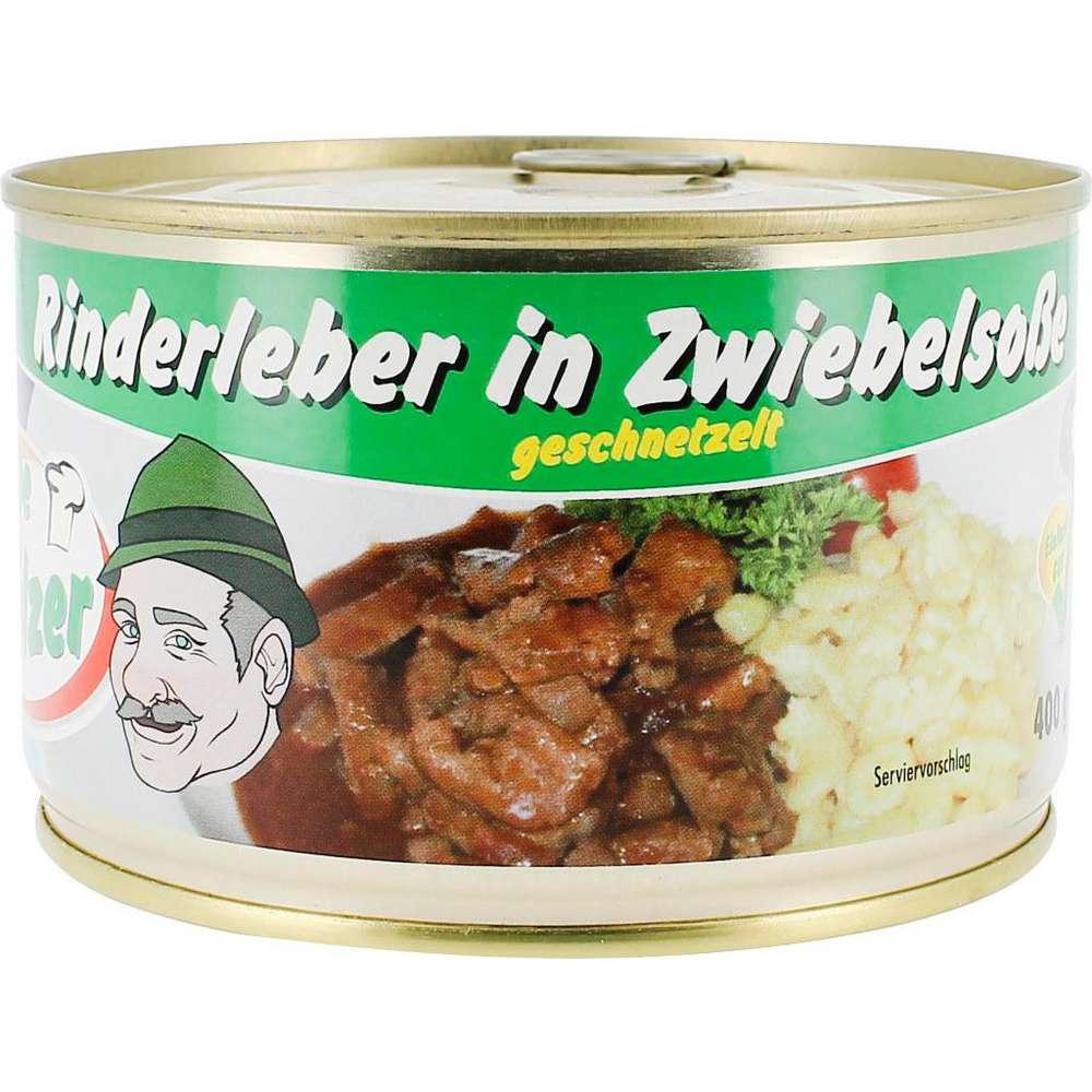 Beef liver in onion sauce