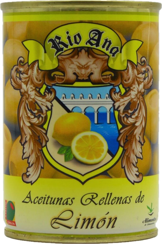 Rio Ana Aceitunas Rellenas de Limón Green olives with lemon paste 120g