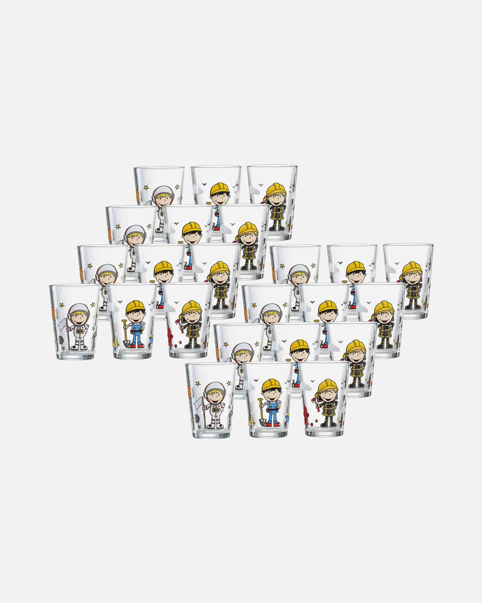 Ritzenhoff & Breker Glass Professions Boys Children's Glasses Set of 24