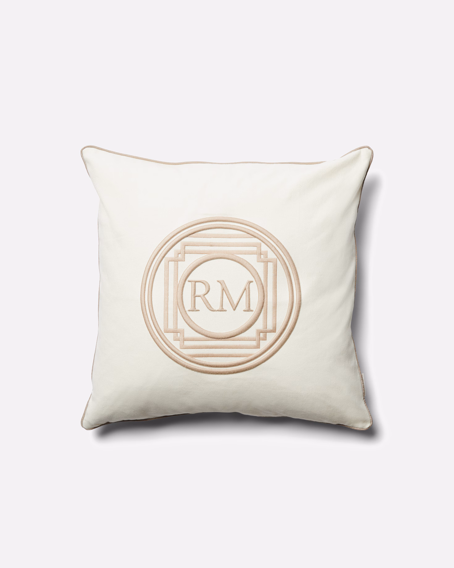 Riviera Maison Cushion Cover Monogram Cushion Cover, Cushion Cover, Decorative Cushion RM Logo
