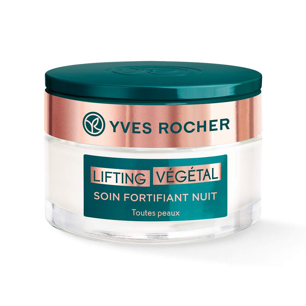 Yves Rocher Lifting Végétal Firming Night Cream for a Firm and Revitalised Face 1 x Glass Jar 50 ml