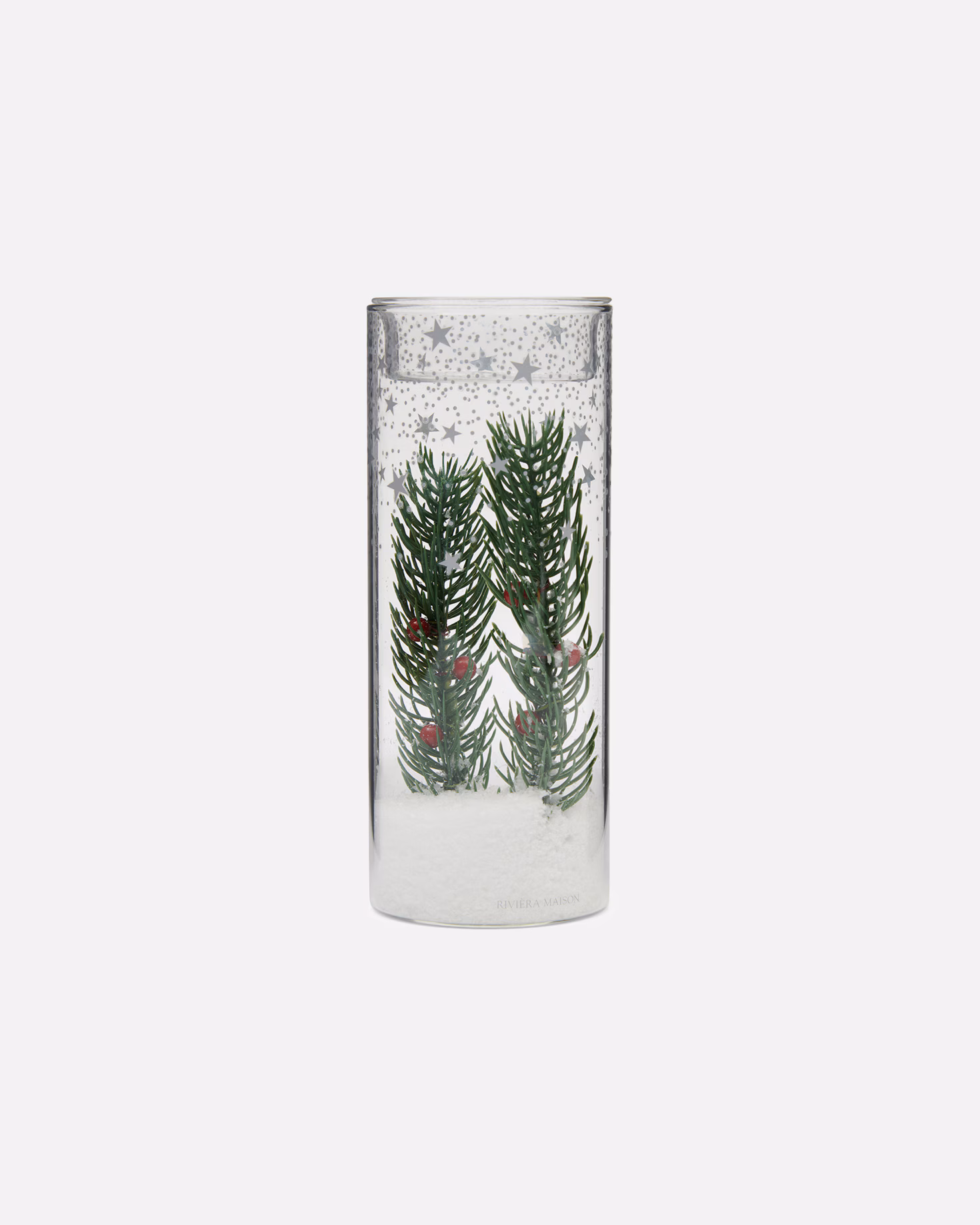RM Sale Christmas Ornaments Snowy Misletoe Christmas Candle Tealight Holder