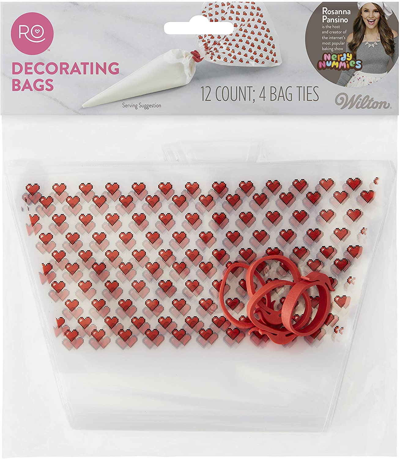 Wilton Rosanna Pansino Disposable Decorating Bags (Pack of 12)
