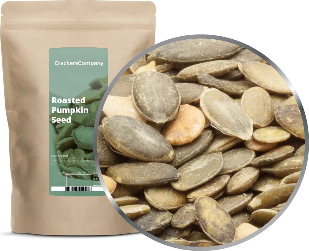 ROASTED PUMPKIN SEED ZIP bag 500g