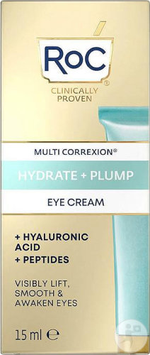 RoC Multi Correxion Hydrate + Plump Eye Gel Cream Tube 15ml