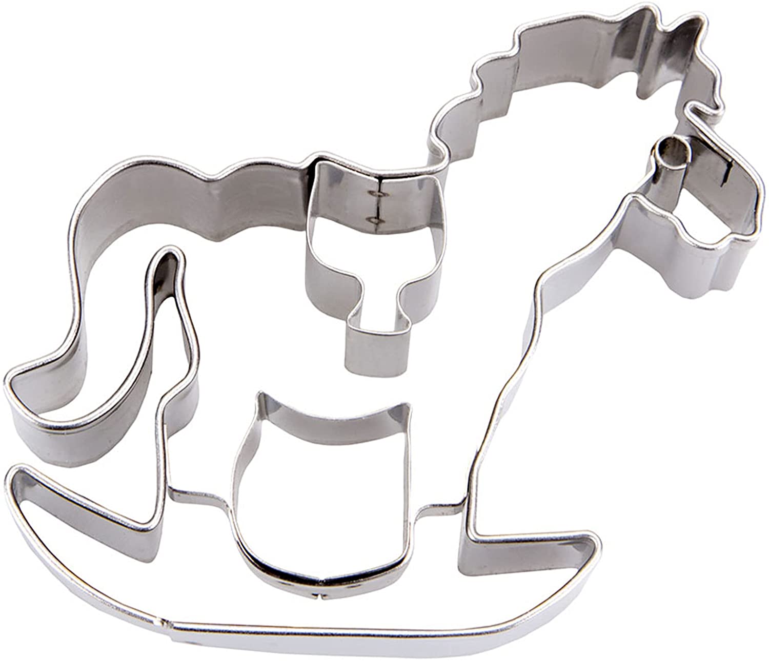 Staedter \'\"Rocking Horse Cookie Cutter, Stainless Steel