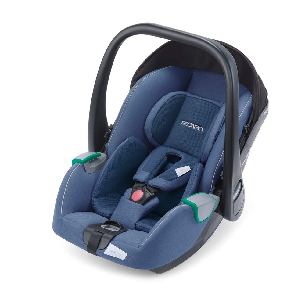 RECARO Kids, Avan, i-Size 40-83 cm, Baby Seat 0-13 kg, Compatible with Avan/Kio Base (i-Size), Use with Pram, Easy Installation, High Safety, Prime Sky Blue