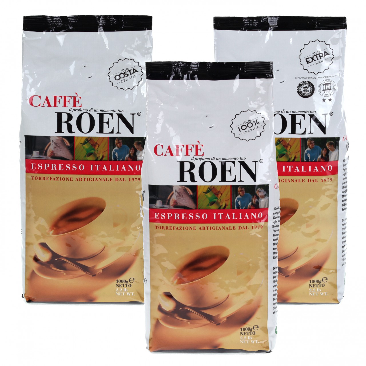 Roen Caffè Tasting Package 3 X 1000 G